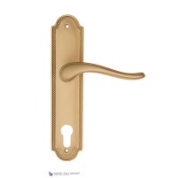 Дверная ручка на планке Fratelli Cattini LAVERA CYL PL248-BS матовая латунь Дверная ручка на планке Fratelli Cattini LAVERA CYL PL248-BS матовая латунь