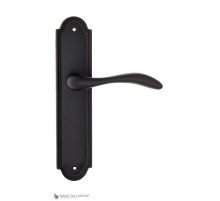 Дверная ручка на планке Fratelli Cattini LUCCIA PL248-NM матовый черный Дверная ручка на планке Fratelli Cattini LUCCIA PL248-NM матовый черный