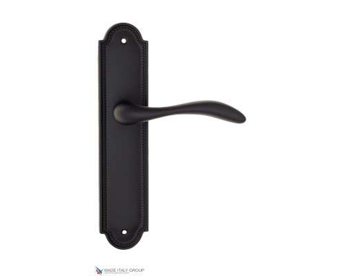 Дверная ручка на планке Fratelli Cattini LUCCIA PL248-NM матовый черный Дверная ручка на планке Fratelli Cattini LUCCIA PL248-NM матовый черный