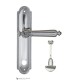 Дверная ручка на планке Fratelli Cattini TORCELLO WC-2 PL248-CR полированный хром