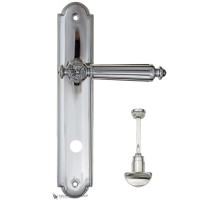 Дверная ручка на планке Fratelli Cattini TORCELLO WC-2 PL257-CR полированный хром