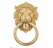Дверная стучалка Venezia LEONE 190x110 полированная латунь