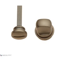 Фиксатор поворотный на круглом основании Fratelli Cattini WC-1 1FS-BS матовая латунь