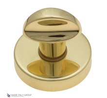 Фиксатор поворотный на круглом основании Fratelli Cattini WC 7-OLV полированная латунь