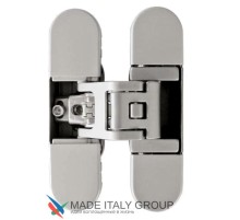 KUBICA 6700 DXSX, NS петля скрытая универсальная МАТОВЫЙ НИКЕЛЬ (70 kg)