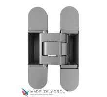 KUBICA HYBRID K6380 38CM CS петля скрытая универсальная асимметричная, цвет МАТОВЫЙ ХРОМ (80 kg)