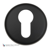 Накладка под цилиндр на круглом основании COLOMBO CD63GB-NM матовый черный (2 шт)