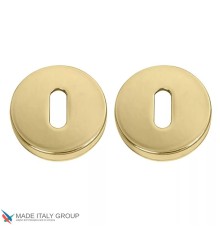 Накладка под ключ буратино на круглом основании COLOMBO CD1043G-OL полированная латунь (2 шт)