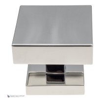 Ручка дверная кноб поворотная Fratelli Cattini KUBA 65x65 мм CR полированный хром 1шт.