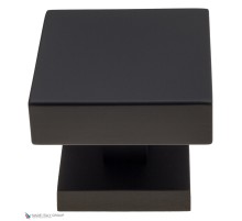 Ручка дверная кноб поворотная Fratelli Cattini KUBA 65x65 мм NM матовый черный 1шт.