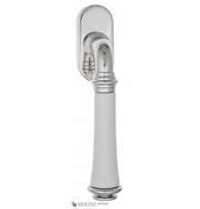 Ручка оконная Fratelli Cattini GRACIA CERAMICA BIANCO FW 7-CR полированный хром