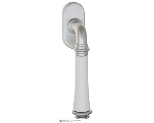 Ручка оконная Fratelli Cattini GRACIA CERAMICA BIANCO FW 7-CS матовый хром Ручка оконная Fratelli Cattini GRACIA CERAMICA BIANCO FW 7-CS матовый хром