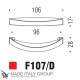 Ручка скоба модерн COLOMBO DESIGN F107D-NM матовый черный 96 мм