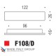 Ручка скоба модерн COLOMBO DESIGN F108D-NM матовый черный 96 мм