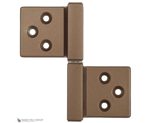 143BV032D_Q Петля накладная без врезки ALDEGHI 32x35 коричневая бронза ЛЕВАЯ 143BV032D_Q Петля накладная без врезки ALDEGHI 32x35 коричневая бронза ЛЕВАЯ