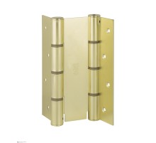 Дверная петля барная пружинная двусторонняя Fratelli Cattini (Aldeghi) CODE 87 155-40 SB мат золото