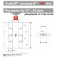 Дверная петля барная пружинная двусторонняя Fratelli Cattini (Aldeghi) CODE 87 155-40 SB мат золото