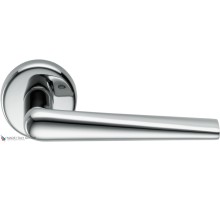 Дверная ручка на круглом основании COLOMBO Robotre CD91RSB-CR полированный хром