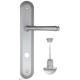 Дверная ручка на планке Fratelli Cattini FARFALLA WC-2 PL288-CS матовый хром