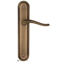 Дверная ручка на планке Fratelli Cattini LAVERA PL288-BY матовая бронза