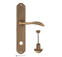 Дверная ручка на планке Fratelli Cattini LUCCIA WC-2 PL02-BY матовая бронза Дверная ручка на планке Fratelli Cattini LUCCIA WC-2 PL02-BY матовая бронза