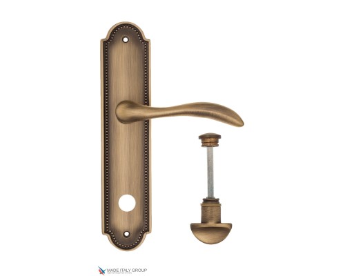 Дверная ручка на планке Fratelli Cattini LUCCIA WC-2 PL248-BY матовая бронза Дверная ручка на планке Fratelli Cattini LUCCIA WC-2 PL248-BY матовая бронза