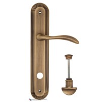 Дверная ручка на планке Fratelli Cattini LUCCIA WC-2 PL288-BY матовая бронза