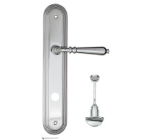 Дверная ручка на планке Fratelli Cattini NAPOLI WC-2 PL288-CR полированный хром