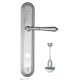 Дверная ручка на планке Fratelli Cattini NAPOLI WC-2 PL288-CR полированный хром