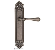 Дверная ручка на планке Fratelli Cattini RETRO PL96-IA античное серебро