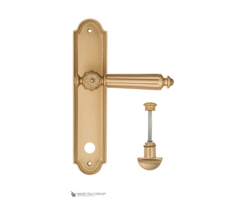 Дверная ручка на планке Fratelli Cattini TORCELLO WC-2 PL248-BS матовая латунь Дверная ручка на планке Fratelli Cattini TORCELLO WC-2 PL248-BS матовая латунь