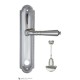 Дверная ручка на планке Fratelli Cattini TOSCANA WC-2 PL248-CR полированный хром