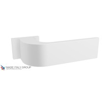 Дверная ручка на прямоугольном основании Fratelli Cattini CLO 6-BI матовый белый Дверная ручка на прямоугольном основании Fratelli Cattini CLO 6-BI матовый белый