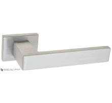 Дверная ручка на прямоугольном основании Fratelli Cattini BOOM 6-CS матовый хром