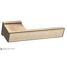 Дверная ручка на прямоугольном основании Fratelli Cattini COSMO NATURA SOLE 6-BY матовая бронза Дверная ручка на прямоугольном основании Fratelli Cattini COSMO NATURA SOLE 6-BY матовая бронза