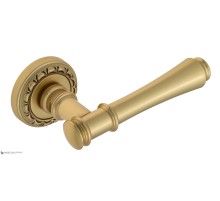 Дверная ручка Venezia CALLISTO D2 французcкое золото + коричневый