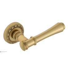 Дверная ручка Venezia CALLISTO D2 французcкое золото + коричневый