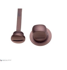 Фиксатор поворотный на MINI круглом основании Fratelli Cattini WC-1 2FS-CU матовая медь