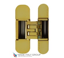 KUBICA HYBRID K6360 45CM OL петля скрытая универсальная асимметричная, цвет ЗОЛОТО (60 kg)