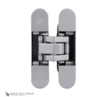 KUBICA K8060 ATOMIKA SLIM DXSX, CR.SAT петля скрытая универсальная МАТОВЫЙ ХРОМ (60 kg)