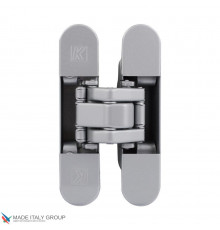 KUBICA K8060 ATOMIKA SLIM DXSX, CR.SAT петля скрытая универсальная МАТОВЫЙ ХРОМ (60 kg)