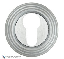 Накладка дверная под цилиндр Venezia CYL-1 D8 матовый хром  (2 шт.)