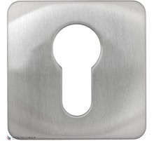 Накладка под цилиндр на квадратном основании COLOMBO PT13-CM матовый хром (2 шт)