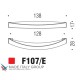 Ручка скоба модерн COLOMBO DESIGN F107E-NM матовый черный 128 мм