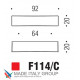 Ручка скоба модерн COLOMBO DESIGN F114C-CM матовый хром 64 мм