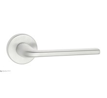 Дверная ручка на круглом основании Fratelli Cattini LINEA 7-CS матовый хром