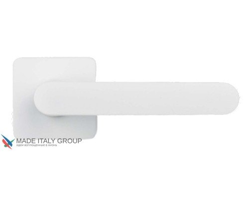 Дверная ручка на квадратном основании COLOMBO ONEQ CC21RSB-C01 матовый кокос белый Дверная ручка на квадратном основании COLOMBO ONEQ CC21RSB-C01 матовый кокос белый