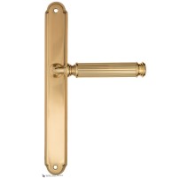 Дверная ручка на планке Fratelli Cattini ENCIA PL01-OLV полированная латунь