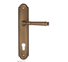 Дверная ручка на планке Fratelli Cattini FARFALLA CYL PL257-BY матовая бронза