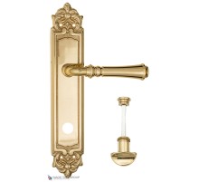 Дверная ручка на планке Fratelli Cattini GRACIA WC-2 PL96-OLV полированная латунь